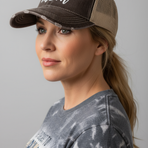 Alternative view of Dog Mom Hat