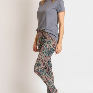 Alternative view of Pastel Mandala Leggings