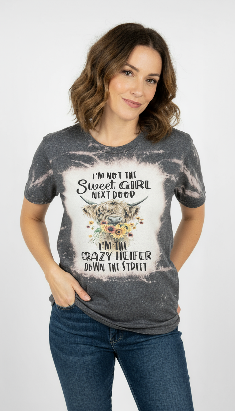 Sweet Girl Bleach Tee (V-Neck)