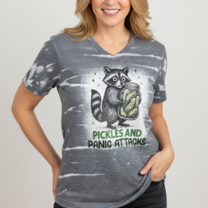 Pickles and Panic Attacks Bleach Tee (V-Neck)