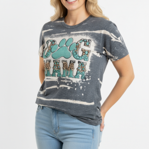 Teal Dog Mom (V-Neck)