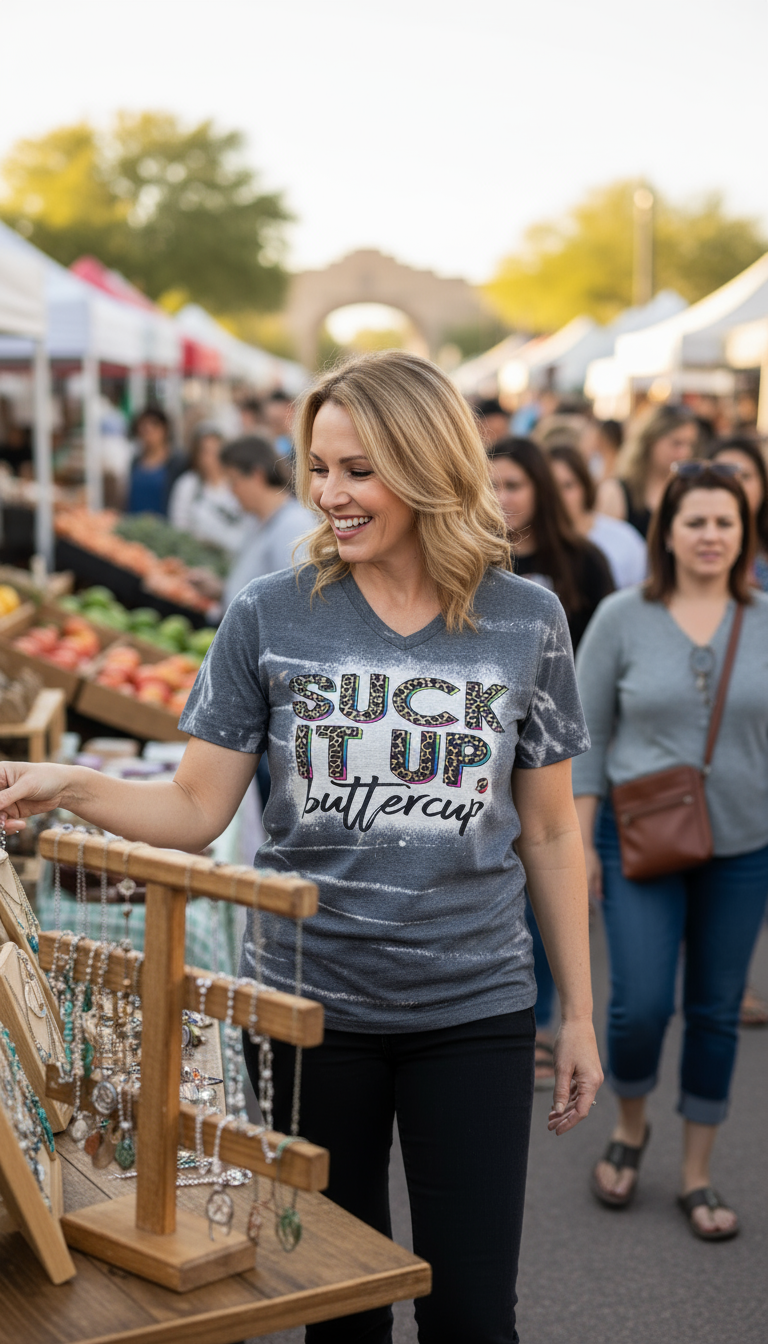 Suck It Up Tee (V-Neck) - Image 2