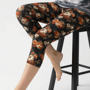 Alternative view of Warm Floral Capris